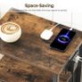 Set of 2 Side Table with Charging Station Image 4