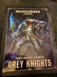 Warhammer 40k Grey Knights Codex 7th edition.