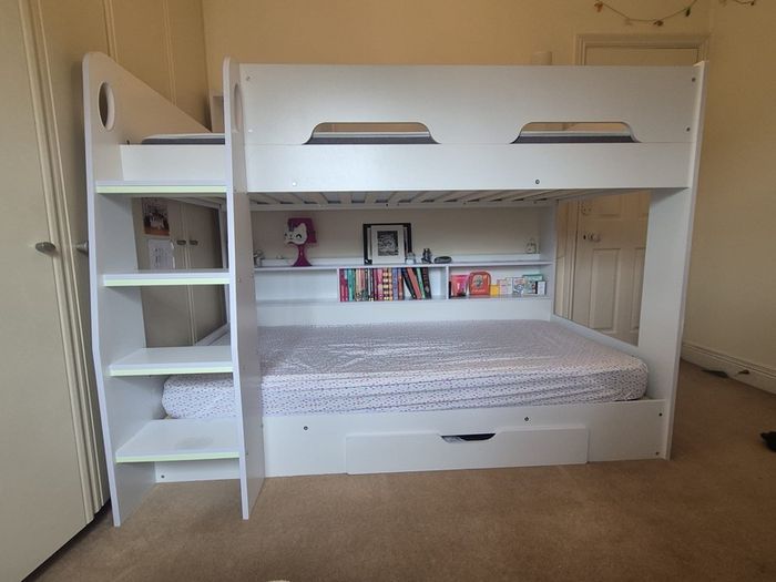 Orion White Bunk Bed