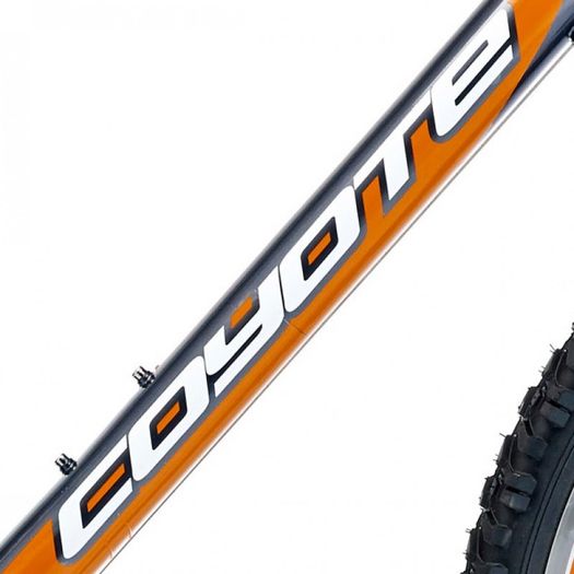18" Coyote Illinois Gents Alloy FS, 21 Speed, Grey/White