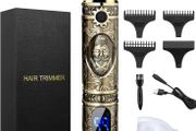 Hair Clippers Beard Trimmer for Men, Professional Cordless Hair Trimmer T-Bladeds Outliner Grooming Baldheaded Shaver with 1500mAh Battery and 180 Mins Working Time Gifts for Men (FREE POSTAGE)