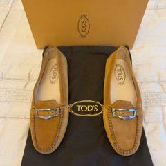 Tod's Camel Loafers Brand New