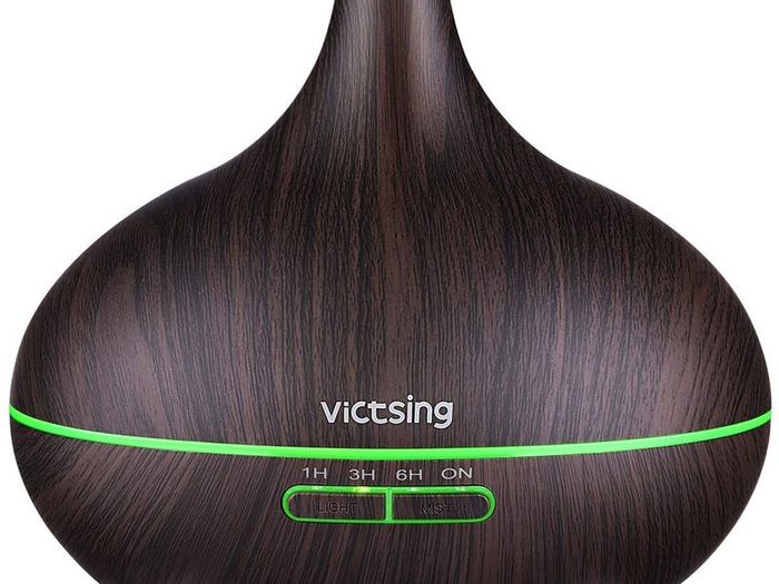 500ml Fragrance Essential Oil Diffuser for Aromatherapy with Adjustable Mist Modes Humidifiers, Ultrasonic Aroma Diffusers with Auto Shut-off, 7 Colorful LED Lights for Baby Room, Home, Spa