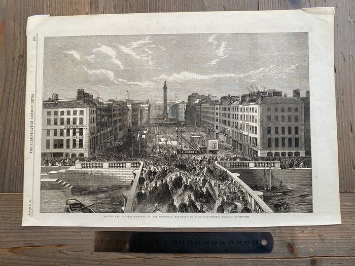 Original Newspaper Print Daniel O'Connell
