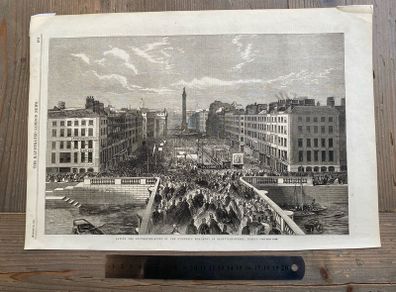 Original Newspaper Print Daniel O'Connell