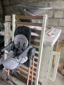 Mamas & Papas Cot with high chair