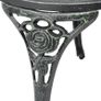 Bistro Chairs 2 pcs Cast Aluminium Green Image 3