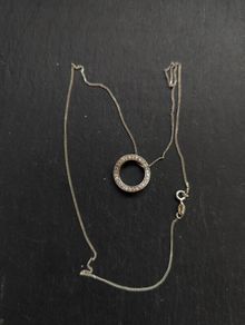 Design silver chain and pendant