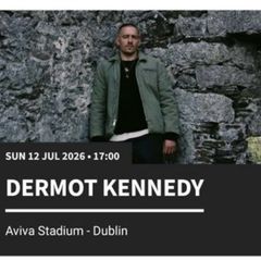 2x Dermot Kennedy tickets Sunday Seated