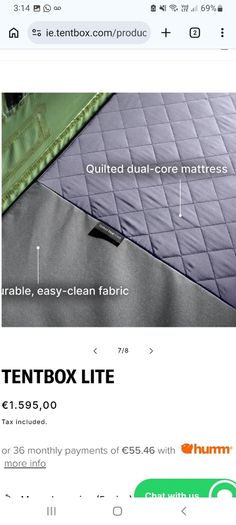 Tent Box Brand New