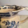 Vintage Rare medium Mason's Patent Ironstone Porcelain Pitcher/creamer Manchu England 51/2". but is damaged have chips on top rim and discoloured. Image 6