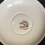 A Pair of Royal Staffordshire Tonquin Brown Transferware Saucers by Clarice Cliff Image 4