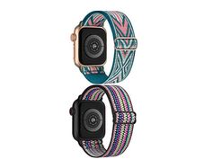 Scrunchie Strap for Apple watch band 38mm 40mm 41mm Elastic Nylon bracelet iWatch series 7 se 6 5 3 Ultra 8