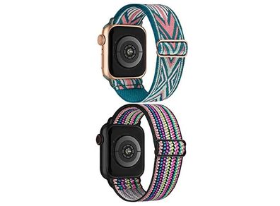 Scrunchie Strap for Apple watch band 38mm 40mm 41mm Elastic Nylon bracelet iWatch series 7 se 6 5 3 Ultra 8
