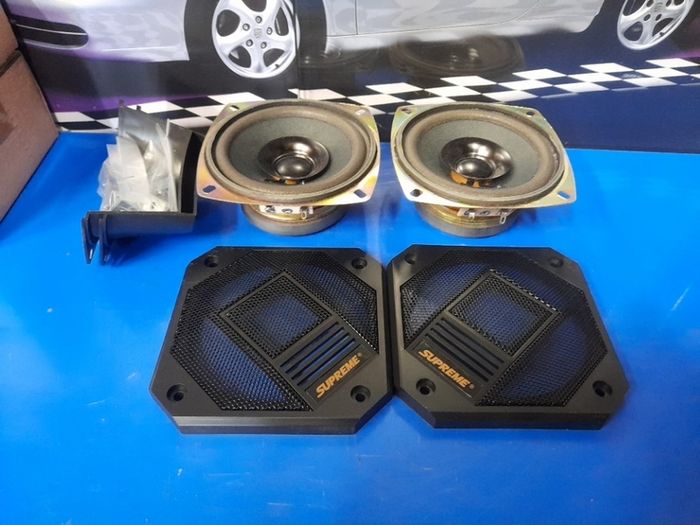4 inch dual cone door speakers