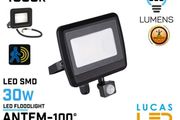 30w LED Flood Light 220V 240V Waterproof PIR Motion Sensor Floodlight Outdoor Wall Light Flood Lamp Spotlight