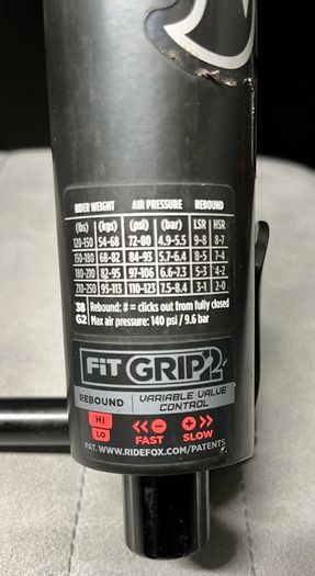 FOX FLOAT 38 Performance Elite 29, 170mm travel , Fit Grip 2