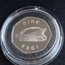 1988 Dublin Millennium 50p Proof Coin Image 2