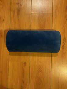 Memory Foam cushion with velvet cover 40x9cm