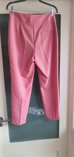 PRIMARK high waisted pink cigarette pants Sz 12 - Bnwt