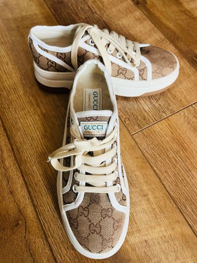 GG platformed sneakers