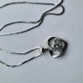 Sterling silver necklace pendant with heart Image 4