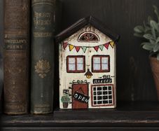 handcrafted tiny wooden house!