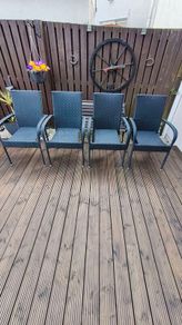 4 x garden chairs