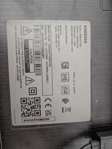 Samsung 65" tv
