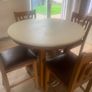 Round extendable kitchen table Image 3