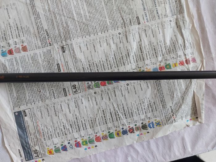 Taylor Made Titanium Bubble Shaft S-90 Plus Driver Golf Club, in very good condition