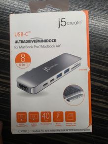 J5 Macbook USB C Ultradrive Mini Dock