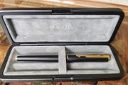 Vintage Parker Arrow Matte Black GT Fountain Pen. Original Case