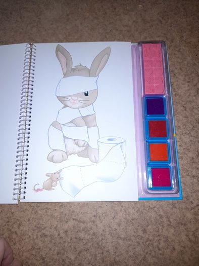Brand new children's stamping book