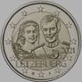 Luxembourg 2 Euro 2021 Coin Set UNC Jean Wedding And Grand Duke JeanPHOTO RELIEF Image 2