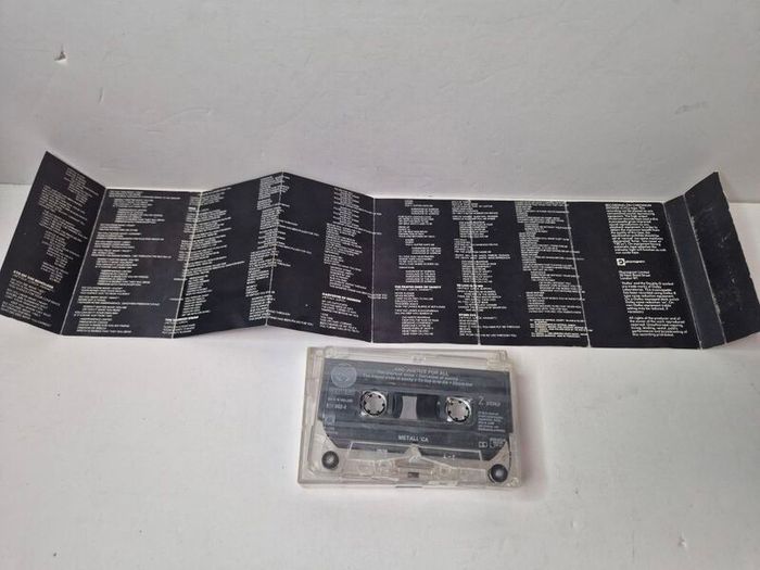 Metallica  ...And Justice for All (Original 1988 Cassette, UK/Ireland Pressing Vertigo)