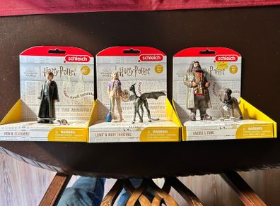 3 schleich harry potter figures