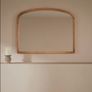 M&S arched wooden mirror Image 3