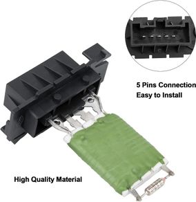 Car Heater Motor Fan Blower Resistor for Vauxhall Corsa D E Adam Fiat Grande Punto Doblo Ducato Fiorino Qubo Alfa Romeo Mito 13248240 77364061
