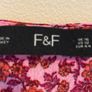 F&F Bright Hot Pink and Red Floral Ditsy Long Swing Midi Dress Image 2