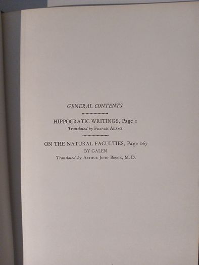 Great Books of the Western World - Hippocrates and Galen