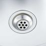 Kitchen Sink Double Basin with Strainer & Trap Stainless Steel Image 3