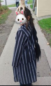 Wednesday Adams Costume _Fancy Dress /Halloween 9_12y