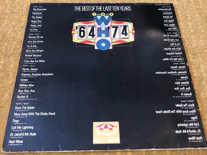 The Who - The Best of the Last 10 Years 64-74 (1975)