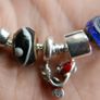Pandora Sterling Silver 925 Bracelet with Colorful Beads and 13 Charms 41,6g Image 7