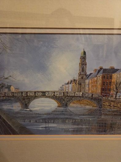 Brendan Hayes "Arran Quay Dublin" signed Lithograph
