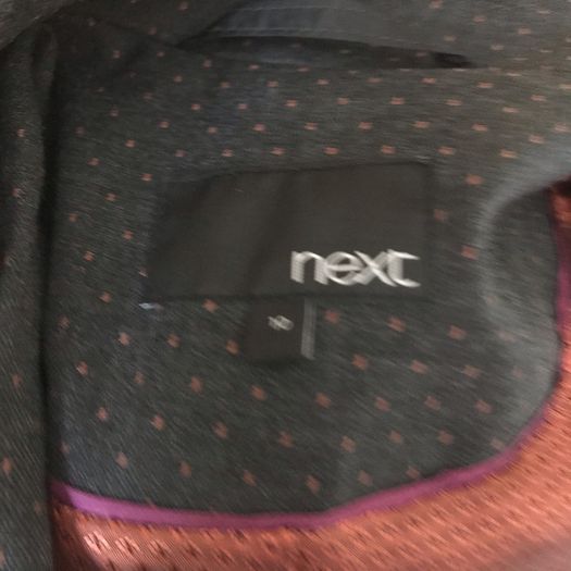 NEXT spotted dark grey jacket
