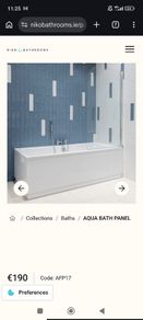 Niko bath front panel - AFP17