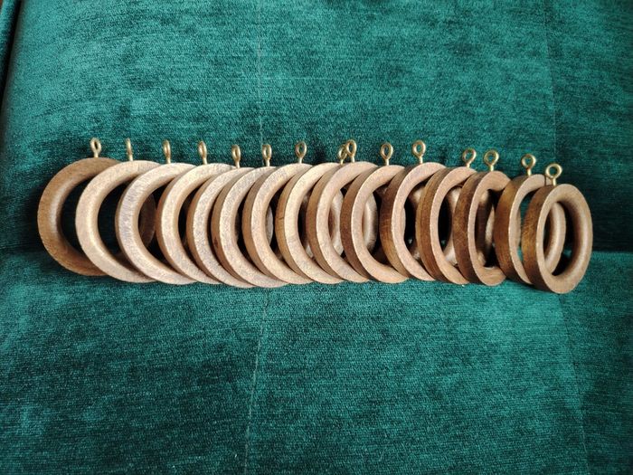Wooden Curtain Pole Rings / Metal Curtain Pole Rings