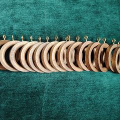 Wooden Curtain Pole Rings / Metal Curtain Pole Rings